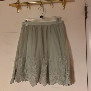 Light Green Lace Skirt